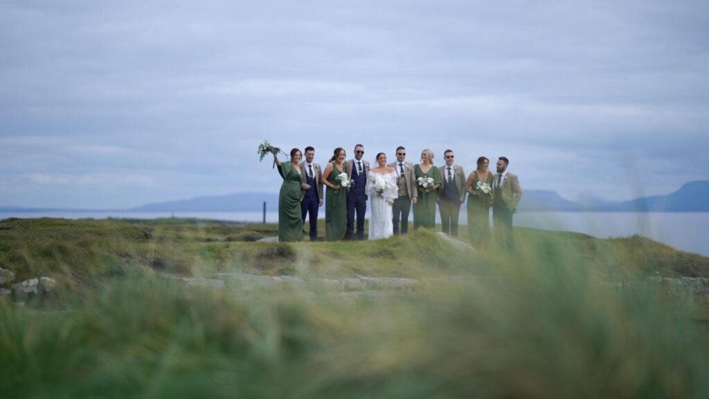 bridal party from donegal wedding